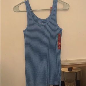 Light Blue and Black Merona Tanktop